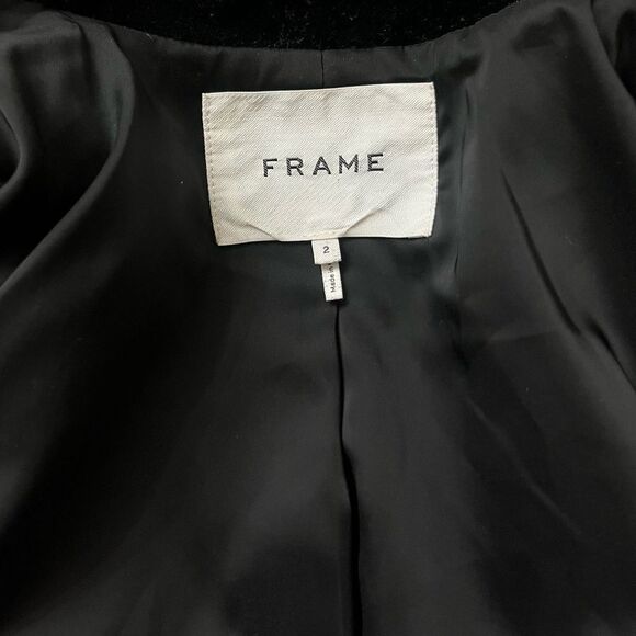 Frame Women's Black Blazer - Picture 6 of 9
